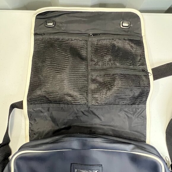 Gap Vintage Messenger and Tote Bags Navy White School Travel Work Laptop Y2K VTG - Picture 4 of 14